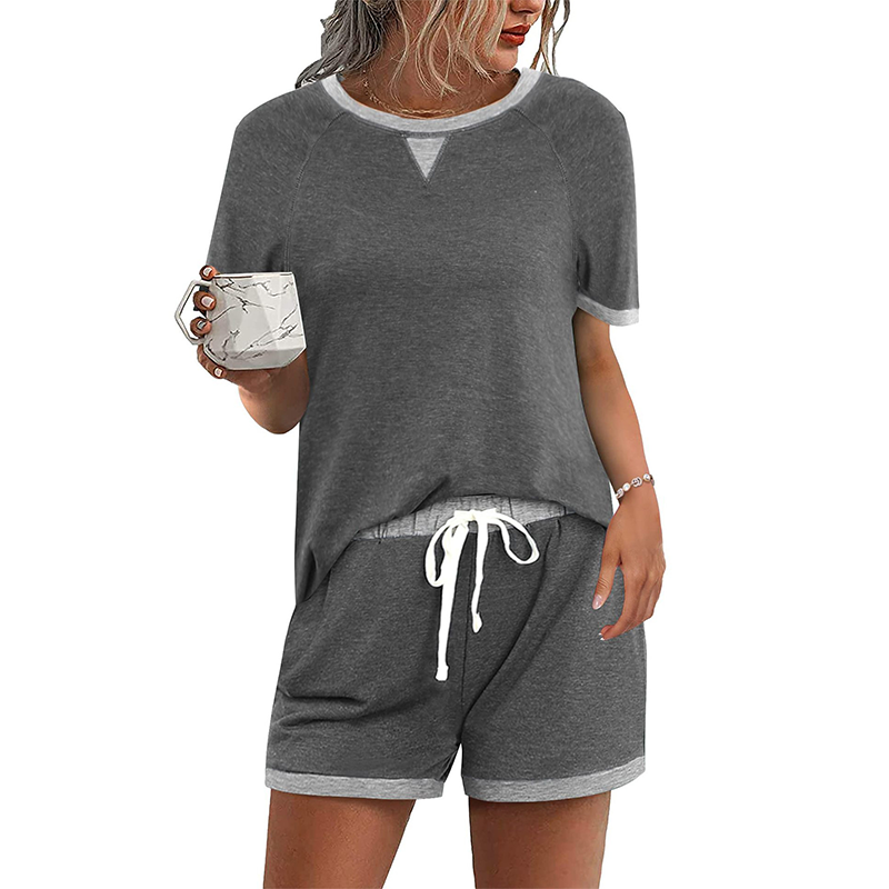 Women's Casual Top and Shorts Set