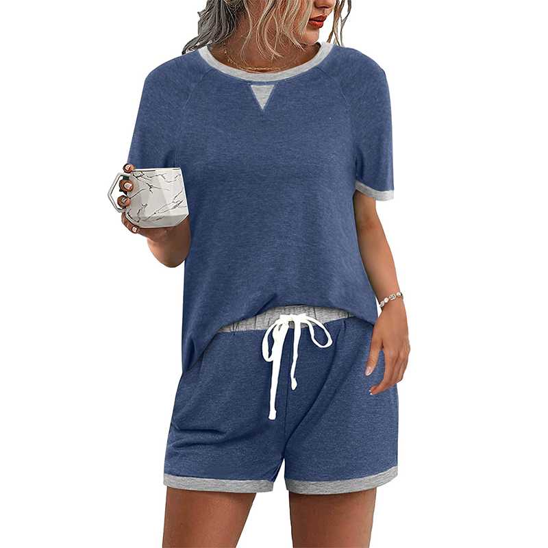 Women's Casual Top and Shorts Set