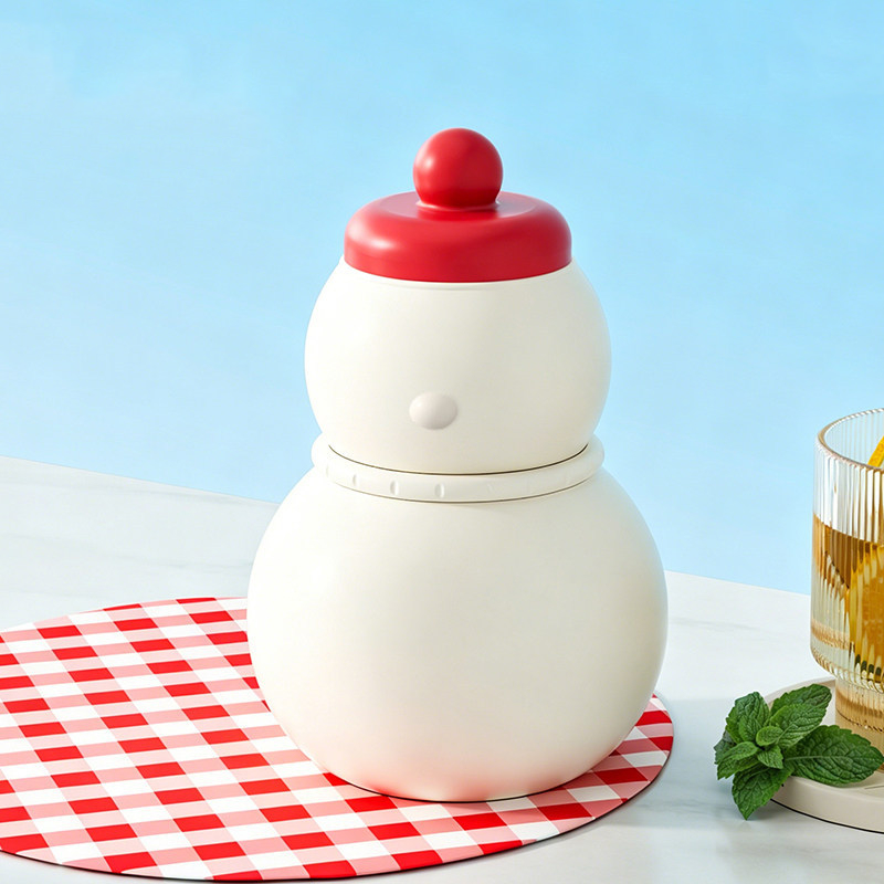 3-in-1 Snowman Ice Ball and Cube Mold