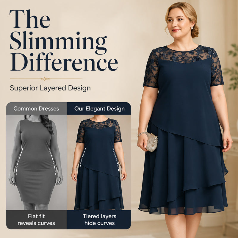🌸Women's Elegant Plus Size Tiered Dress