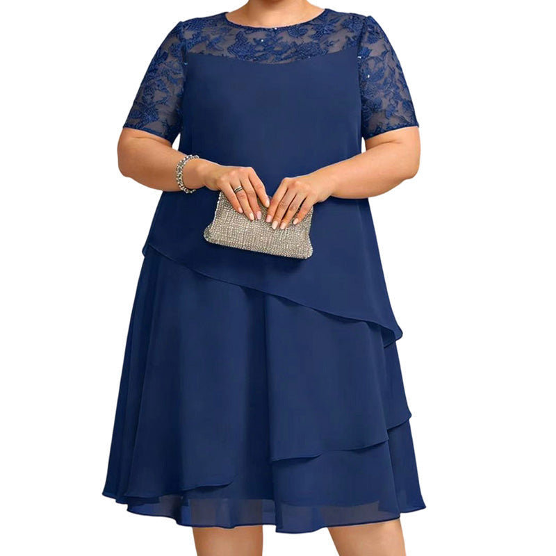 🌸Women's Elegant Plus Size Tiered Dress