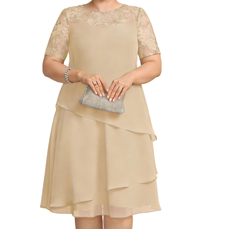 🌸Women's Elegant Plus Size Tiered Dress