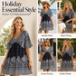 🌿☀️ LIMITED TIME 50% OFF! 🌸Women's Floral V-Neck Dress – Vibrant blooms & breezy sleeves – Perfect for sunny garden strolls.