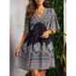 🌿☀️ LIMITED TIME 50% OFF! 🌸Women's Floral V-Neck Dress – Vibrant blooms & breezy sleeves – Perfect for sunny garden strolls.