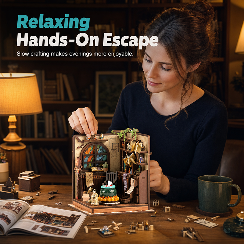 ⌛Limited-Time Offer-DIY Miniature Wooden House Kit