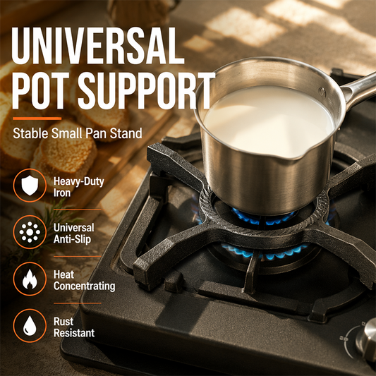 ⌛Limited-Time Offer-4-Prong Cast Iron Wok Support Stand
