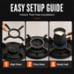 ⌛Limited-Time Offer-4-Prong Cast Iron Wok Support Stand