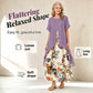 Women's Layered Look Floral Print Casual Dress