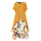 Women's Layered Look Floral Print Casual Dress
