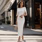 Women's Elegant Split Sleeve Dress