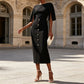 Women's Elegant Split Sleeve Dress