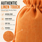 ⌛Limited-Time Offer-Halloween Drawstring Burlap Bags Spooky Face Treat Pouch