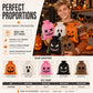 ⌛Limited-Time Offer-Halloween Drawstring Burlap Bags Spooky Face Treat Pouch