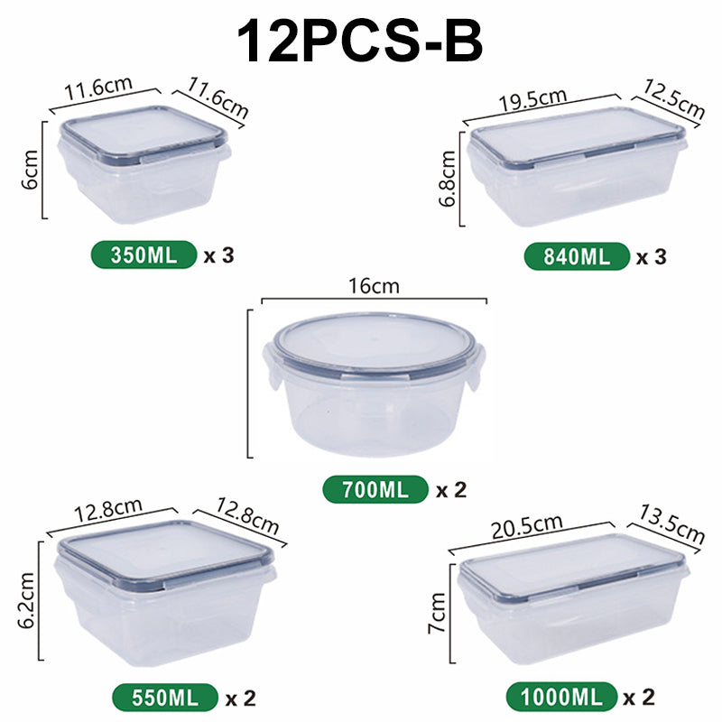 Multi-Size Food Storage Container Set