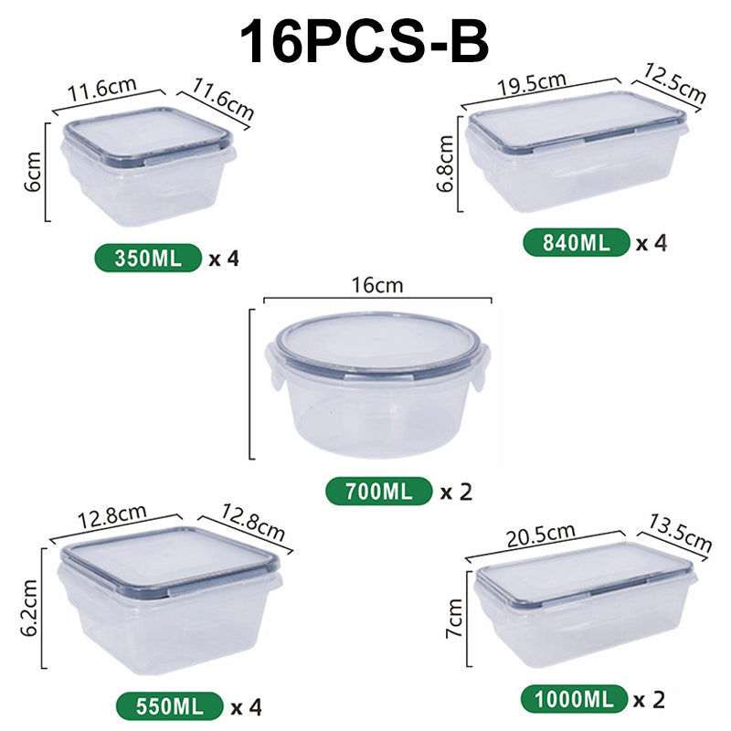 Multi-Size Food Storage Container Set