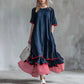 Women's Summer Tiered Ruffle Maxi Dress