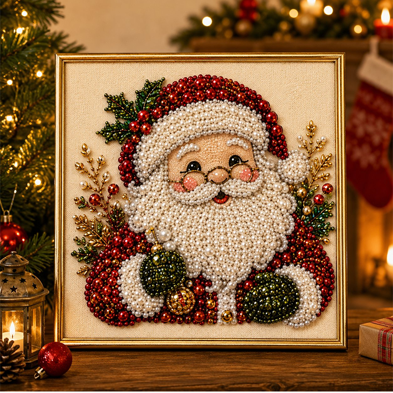 🎄🎊Christmas Special 50% Off! 🎅Boost your Christmas atmosphere! 🦌Favorite for DIY lovers!💎DIY Christmas Pearl Art Kit