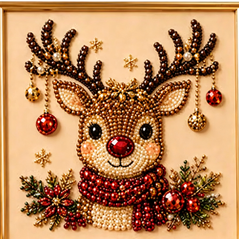 🎄🎊Christmas Special 50% Off! 🎅Boost your Christmas atmosphere! 🦌Favorite for DIY lovers!💎DIY Christmas Pearl Art Kit