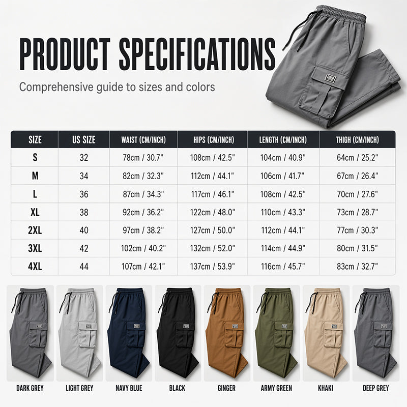 🏆Men's Casual Loose Fit Cargo Pants