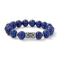 Bold Viking Natural Stone Beaded Bracelet