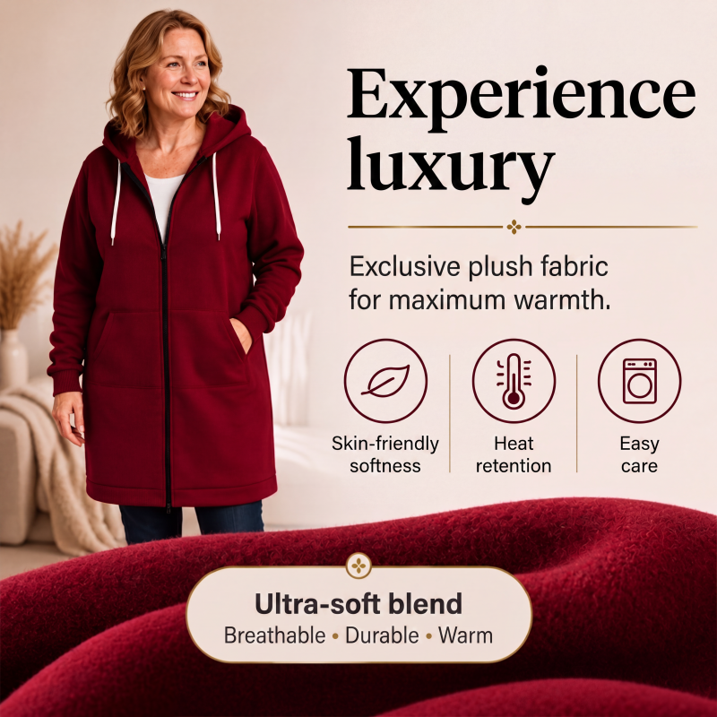 🔥✨ Women's Zip-Up Fleece Hoodies