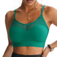 🔥 2026 Fresh Drops | Flat 50% OFF Today! 💸💖Women's Hollow Mesh Push Up Sports Bra