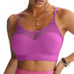 🔥 2026 Fresh Drops | Flat 50% OFF Today! 💸💖Women's Hollow Mesh Push Up Sports Bra
