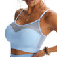 🔥 2026 Fresh Drops | Flat 50% OFF Today! 💸💖Women's Hollow Mesh Push Up Sports Bra