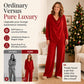 💖Black Friday Mega Deal – 50% off!💖🍂 Women's Cowl Neck Top and Wide-Leg Pants Set – Effortless Elegance for Autumn