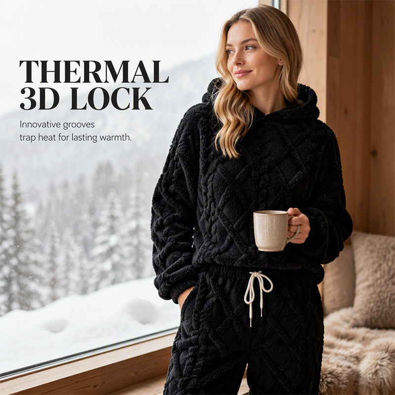 ⏳Autumn Hot Sale 59% OFF!!🔥🍂 Embossed Geometric Plush Set – Timeless Comfort & Effortless Style For Every Occasion