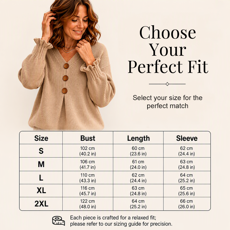 🍂 This Week's Special Sales - 60% OFF✨👚 Women’s V-Neck Knit Jumper – Flattering, Cosy & Effortlessly Chic