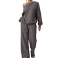 🌸Plus-Size Loose Fit, Freedom to Move🧘 Women's Leisure 2-Piece Set – Elastic Waist & Side Pockets | Loose & Non-Restrictive, Comfortable & Free ✨