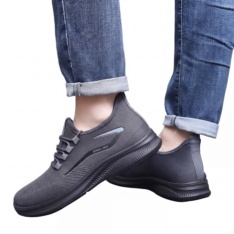👟 Light on Your Feet | Men's Breathable 3D-Knit Slip-On Running Shoes