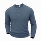 ✨Men's Casual Henley Neck Long Sleeve Shirt