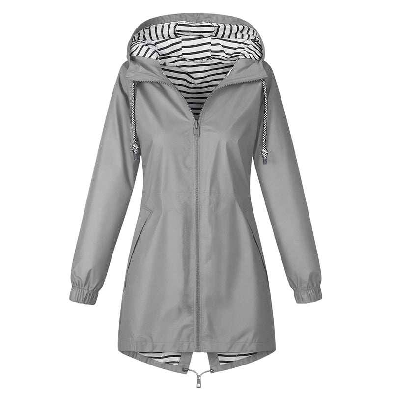 🌧️ Ready When the Weather Turns⚡️Women's Waterproof Hooded Outdoor Jacket