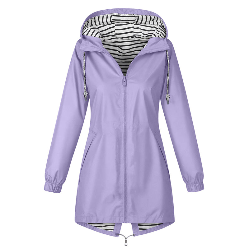 🌧️ Ready When the Weather Turns⚡️Women's Waterproof Hooded Outdoor Jacket