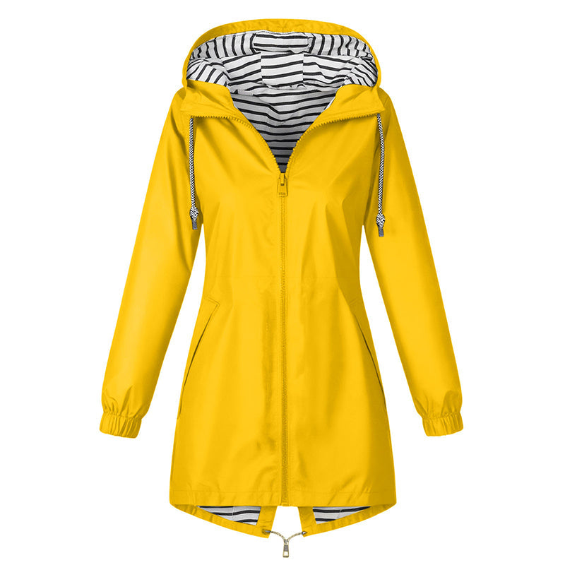 🌧️ Ready When the Weather Turns⚡️Women's Waterproof Hooded Outdoor Jacket