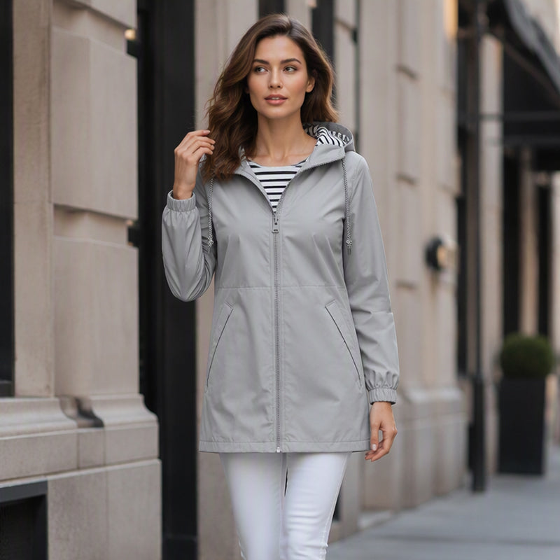 🌧️ Ready When the Weather Turns⚡️Women's Waterproof Hooded Outdoor Jacket