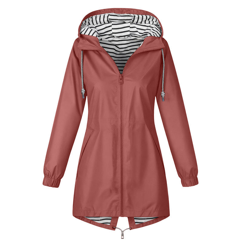 🌧️ Ready When the Weather Turns⚡️Women's Waterproof Hooded Outdoor Jacket