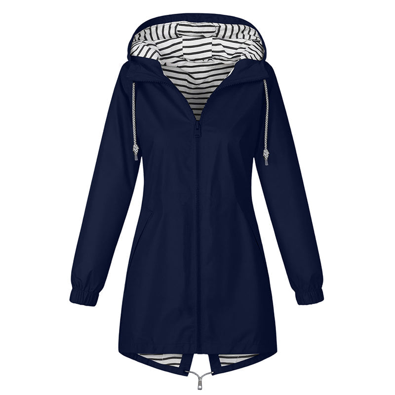 🌧️ Ready When the Weather Turns⚡️Women's Waterproof Hooded Outdoor Jacket