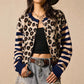🐆 Statement Print, Cozy Layers | Women's Leopard Print Cardigan ⚡