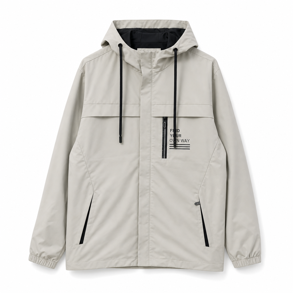 🌧️ Weather Protection, Everyday Versatility | Men's Detachable-Hood Windbreaker