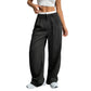 Women's High Waist Straight Leg Pants