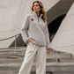 Women's Cozy Loose-Fit Half-Zip Pullover