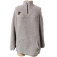 Women's Cozy Loose-Fit Half-Zip Pullover