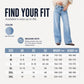 👖 Stretch Comfort, Flattering Wide-Leg Fit | Women's High-Rise Denim Jeans