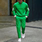 Men's Casual Half-Zip Pullover & Pants Set