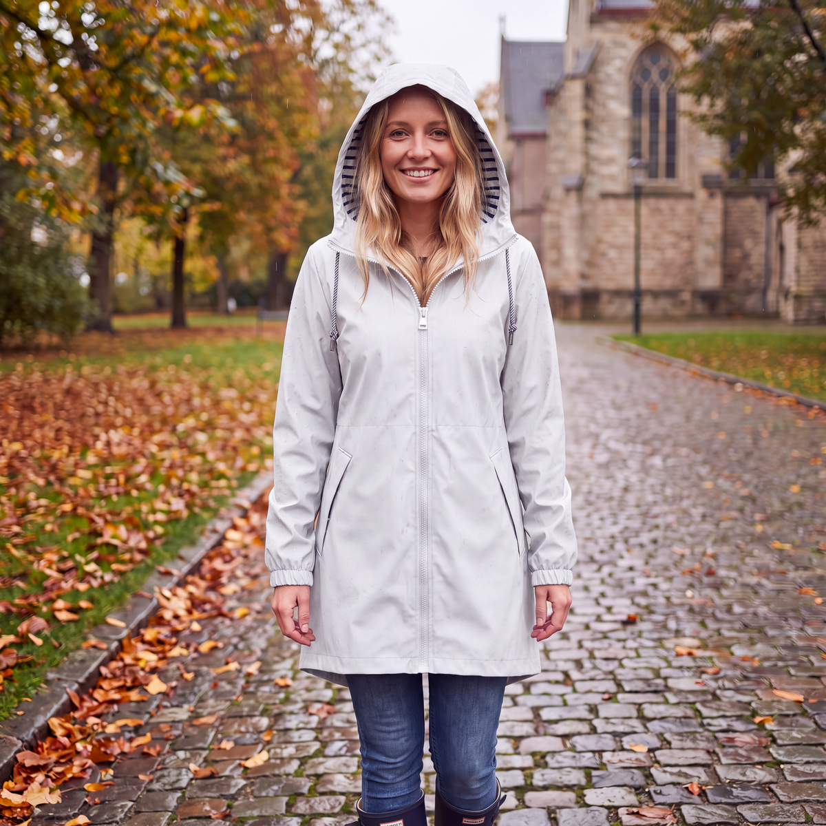 Women's Casual Waterproof Hooded Jacket