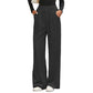Women's High-Waist Pleated Wide-Leg Trousers