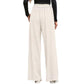 Women's High-Waist Pleated Wide-Leg Trousers
